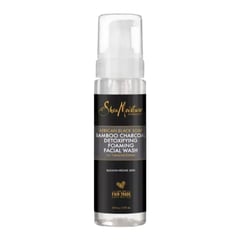 Shea Moisture African Black Soap Bamboo Charcoal Detoxifying Foaming Facial Wash