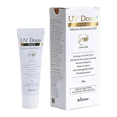 UV Doux Gold Silicone Sunscreen Gel SPF 50 PA+++