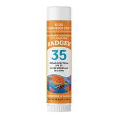 Badger Kids Mineral Sunscreen Face Stick SPF 35
