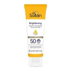 Boots Soltan Brightening Protect & Moisturise Facial Sun Care Cream SPF 50