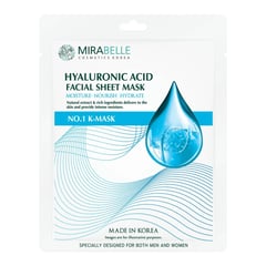 Mirabelle Hyaluronic Acid Facial Sheet Mask
