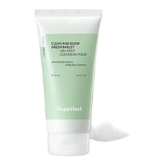 Veganifect Clean And Glow Green Barley LHA Deep Cleansing Foam