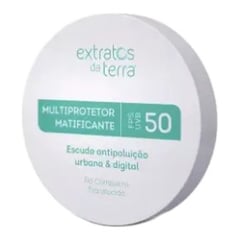 Extratos da Terra Multiprotetor Matificante Pó Compacto FPS 50