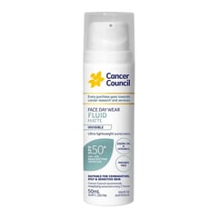 Cancer Council Face Daywear Fluid Invisible SPF50+