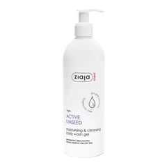 Ziaja Med Active Linseed Moisturising & Cleansing Body Wash Gel