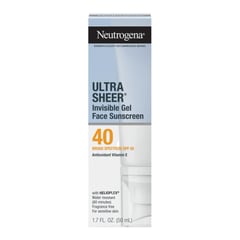 Neutrogena Ultra Sheer Invisible Gel Face Sunscreen SPF 40