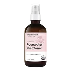 Simplified Skin Organic Bulgarian Rose Water