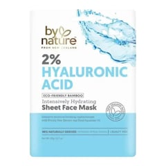 By Nature 2% Hyaluronic Acid Intensively Hydrating Sheet Face Mask