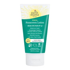 Earth Mama Organics Baby Mineral Sunscreen Lotion SPF 40