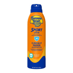 Banana Boat Sport Ultra Clear Sunscreen Spray SPF 30 بخاخ واقٍ من الشمس شفاف للغاية للرياضة