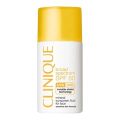 Clinique Broad Spectrum SPF 50 Mineral Sunscreen Fluid for Face