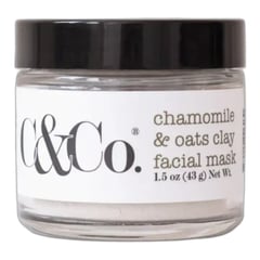 C&Co Handcrafted Skincare Chamomile & Oats Clay Facial Mask