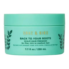 Shaz & Kiks Scalp & Hair Prewash Mask for Fine, Thin or Medium Hair