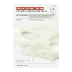 Heveblue Derma Zinc Matcha MX Cream Coating Wrap Mask