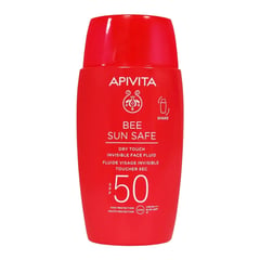 Apivita Natural Cosmetics Bee Sun Safe Dry Touch Invisible Face Fluid SPF50