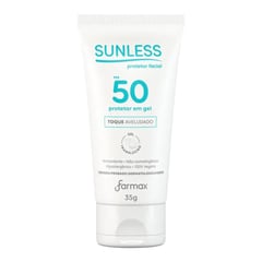 Farmax Protetor Facial SPF 50 Gel Translúcido