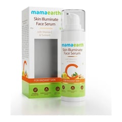 Mamaearth مصل الوجه Skin Illuminate لبشرة مشرقة مع فيتامين C والكركم