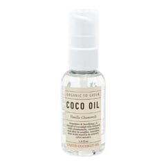 Organic To Green Liquid Coconut Oil Vanilla Chamomile - Sensitive & Soothing Coco Oil