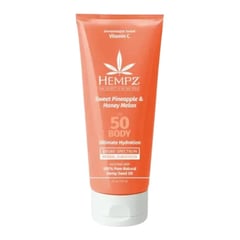 Hempz Sweet Pineapple & Honey Melon Herbal Body Moisturizing Sunscreen SPF 50