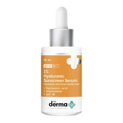 The Derma Co 1% Hyaluronic Sunscreen Serum SPF 50