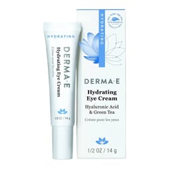 Derma E Hydrating Eye Cream with Hyaluronic Acid & Green Tea