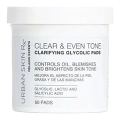 Urban Skin Clear & Even Tone Clarifying Glycolic Pads