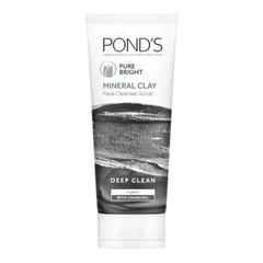 Pond's Pure Bright Mineral Clay Facial Cleanser Scrub
