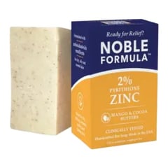 Noble Formula Mango & Cocoa Butter 2% Pyrithione Zinc (ZnP) Bar Soap