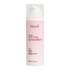 Nuvé Velvet Matte Tinted Sunscreen SPF 50 PA+++