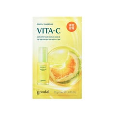 Goodal Green Tangerine Vita C Dark Spot Care Serum Mask Alpha