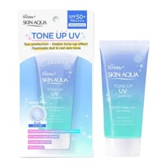 Skin Aqua Tone Up UV Essence Blue SPF 50+