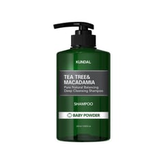 Kundal Tea Tree & Macadamia Deep Cleansing Shampoo for Oily Scalp [Baby Powder]