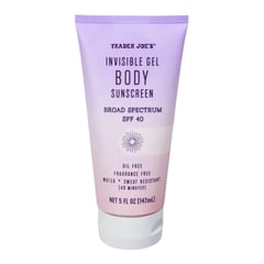Trader Joe's Invisible Gel Body Sunscreen SPF 40