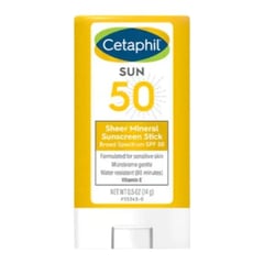 Cetaphil Sheer Mineral Sunscreen Stick Broad Spectrum SPF 50
