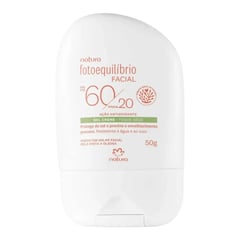 Natura Protetor Facial Gel Creme FPS 60/FPUVA 20 Fotoequilíbrio