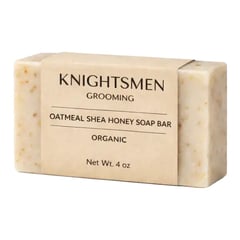 Knightsmen Grooming Oatmeal Shea Honey Soap Bar