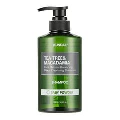 Kundal Tea Tree & Macadamia Deep Cleansing Shampoo Baby Powder