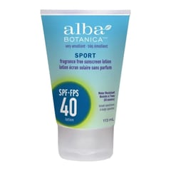 Alba Botanica Very Emollient Sport 無香防曬乳 SPF 40