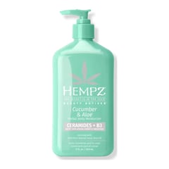 Hempz Beauty Actives Cucumber & Aloe Herbal Body Moisturizer With Ceramides + B3