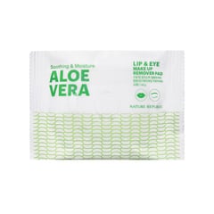 Nature Republic Soothing & Moisture Aloe Vera Lip & Eye Makeup Remover Pads
