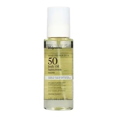 Walgreens Super Glow Body Oil Sunscreen SPF 50