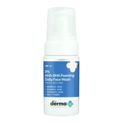 The Derma Co 3% AHA+BHA Foaming Daily Face Wash