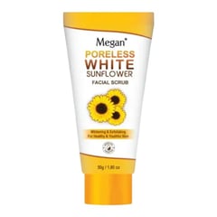 Megan Beauty Poreless White Sunflower Facial Scrub