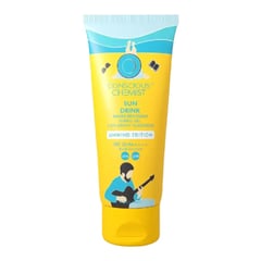 Conscious Chemist Sun Drink واقٍ شمسي جل هجين Unwind مقاوم للماء SPF 50