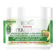 Victoria Beauty كريم الوجه المضاد للتجاعيد Hyaluron Avocado Oil وMatrixyl وHyaluronic Acid