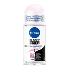 Nivea Antiperspirant Deodorant Roll-On Black & White Invisible Clear