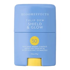 Bloom Effects Tulip Dew Shield & Glow 100% Sheer Mineral Sunstick SPF 50