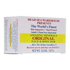 Dead Sea Warehouse Amazing Minerals Original Face And Body Bar