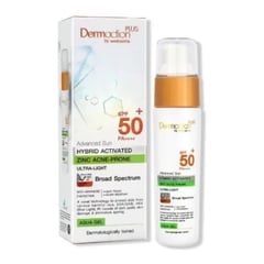 Dermaction Plus by Watsons Advanced Sun Zinc Acne-Prone Ultralight Gel SPF 50+
