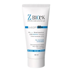 Ethicare Remedies Z Block Zinc Oxide Sunscreen Gel SPF 50+